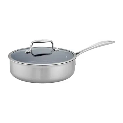 Zwilling Clad Cfx Stainless Steel Ceramic Nonstick Saute Pan In Metallic