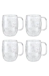 Zwilling Coffee Glass Mug 12 oz 355ml H In Snowflakes