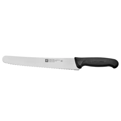 Zwilling Commercial 10-inch Bakers Bread Knife In Black