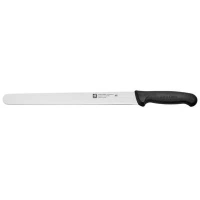 Zwilling Commercial 12-inch Fine Edge Straight Slicing Knife In Black