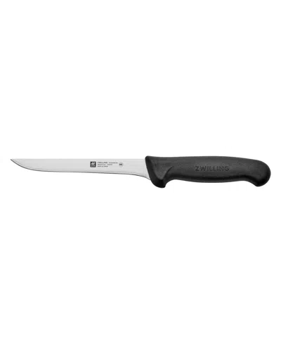 Zwilling Commercial 6" Flexible Blade Boning Knife In Black
