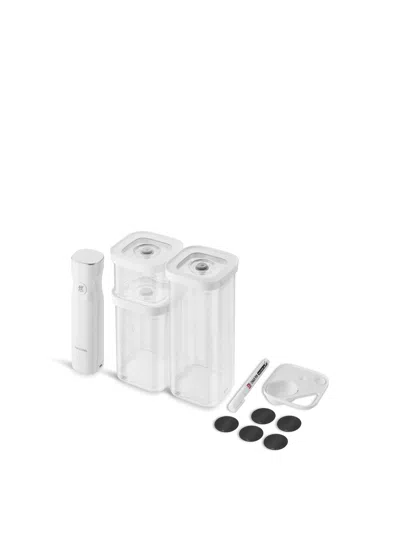 Zwilling Cube Vacuum 6 Piece Starter Set Small In White