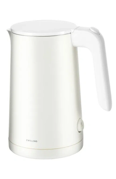 Zwilling Enfinigy 1-liter Cool Touch Electric Kettle In White