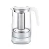 Zwilling Enfinigy Glass Tea Kettle In Silver