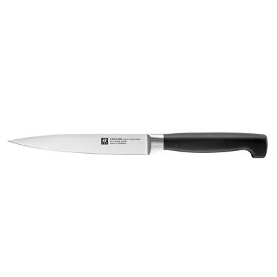 Zwilling Four Star 5-inch Utility Knife In Black