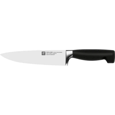 Zwilling Four Star 7-inch Chef Knife In Black
