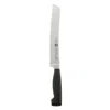 Zwilling Four Star 9-inch Z15 Country Bread Knife In Black
