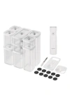 Zwilling Cube 12-piece Small And Medium Food Storage Organizer Set In White
