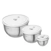 Zwilling Fresh And Save 3 Piece Stainless Steel Vacuum Bowl Set In Silver