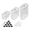 Zwilling Fresh & Save Cube 5 Piece Medium Container Set In Transparent-white