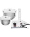 Zwilling Fresh Save 7-pc. Vacuum Bowl Starter Set In Silver