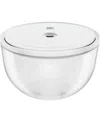 Zwilling Fresh And Save Large Glass Vacuum Bowl In Silver
