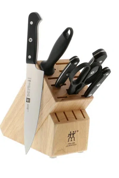 Zwilling Gourmet 7-piece Knife Block Set In Black