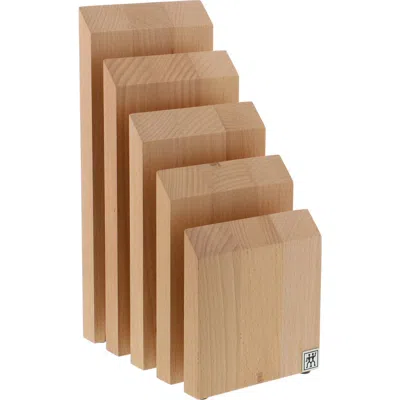 Zwilling Italian Upright Magnetic Knife Block In Natural Beechwood