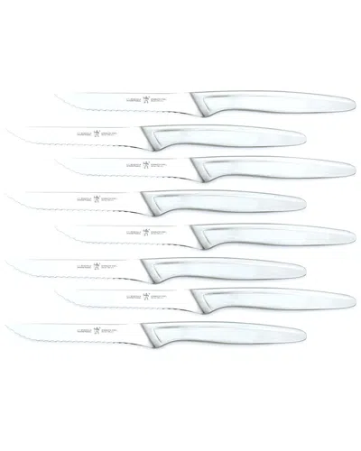 Zwilling J.a. Henckels 8pc Stainless Steel Serrated Steak Knife Set