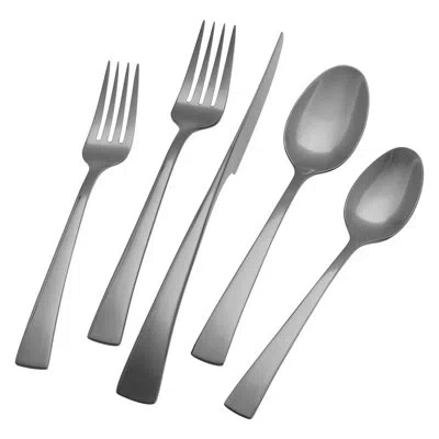 Zwilling J.a. Henckels Bellasera Slate 20 Piece Flatware Set Slate Polished, Slate