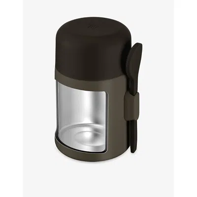Zwilling J.a. Henckels Chocolate Thermo Plus Stainless-steel Food Jar 600ml In Black