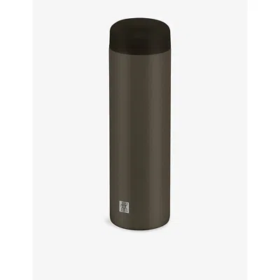 Zwilling J.a. Henckels Chocolate Thermo Plus Tea Filter Stainless-steel Flask 500ml In Brown
