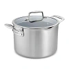 Zwilling J.a. Henckels Clad Cfx 8 Qt Stock Pot In Metallic