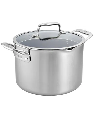 Zwilling J.a. Henckels Clad Cfx 8qt Stainless Steel Ceramic Nonstick Stock Pot