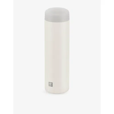 Zwilling J.a. Henckels Cream Thermo Plus Tea Filter Stainless-steel Flask 500ml In White