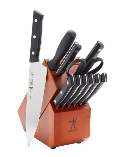 Zwilling J.a. Henckels Dynamic 12pc Knife Block Set In Red