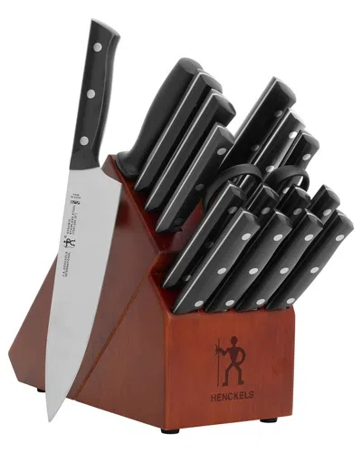 Zwilling J.a. Henckels Dynamic 18pc Knife Block Set In Black
