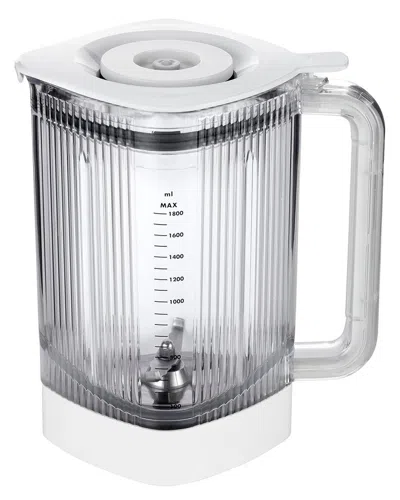 Zwilling J.a. Henckels Enfinigy 60-oz White Power Blender Jar With Cross Blade & Vacuum Lid In Transparent