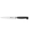 Zwilling J.a. Henckels Four Star 5in Utility Knife In Black