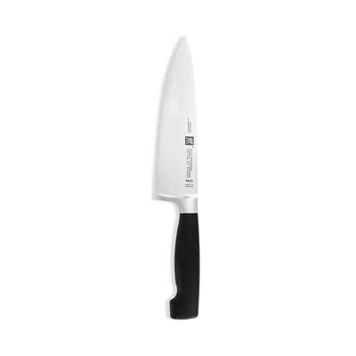 Zwilling J.a. Henckels Four Star 7 Chef's Knife In Black/stainless Steel