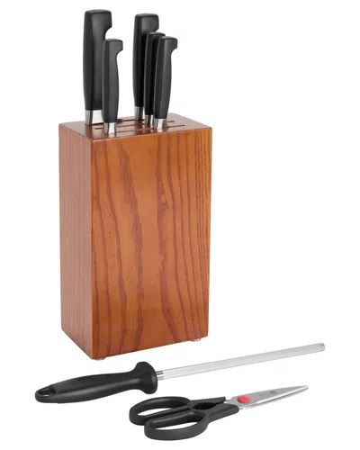 ZWILLING J.A. HENCKELS ZWILLING J.A. HENCKELS FOUR STAR 7PC ASH KNIFE BLOCK SET