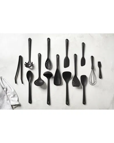 Zwilling J.a. Henckels Henckels Silicone Onyx 6pc Cook & Serve Utensil Set In Black