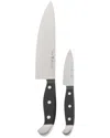 Zwilling J.a. Henckels Henckels Statement 2pc Chef's Knife Set In Black