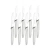 Zwilling J.a. Henckels 8 Piece Stainless Steel Serrated Steak Knife Set In Silver