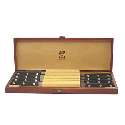 Zwilling J.a. Henckels Twin Gourmet Classic 8-piece Steak Knife Set With Wood Case