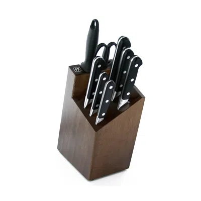 Zwilling J.a. Henckels Pro 9-piece Set In Silver