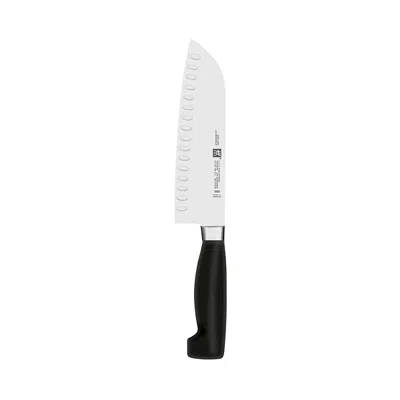 Zwilling J.a. Henckels Twin Four Star 7 Hollow Edge Santoku In Silver