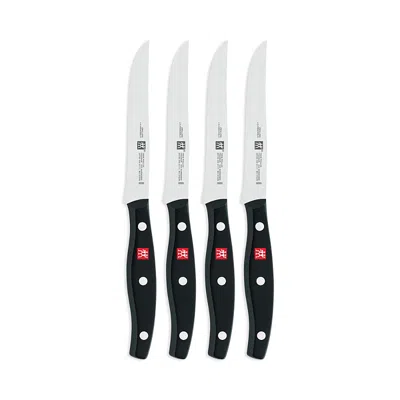 Zwilling J.a. Henckels Twin Signature 4-piece Steak Knife Set In Silver