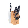 Zwilling J.a. Henckels Twin Signature 7-piece Knife Block Set In Silver