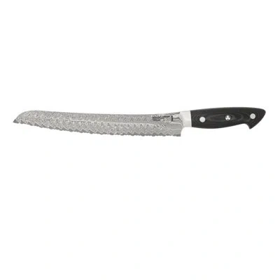 Zwilling J.a. Henckels Kramer By Zwilling Euroline Damascus Collection 9-inch Bread Knife In Black Matte