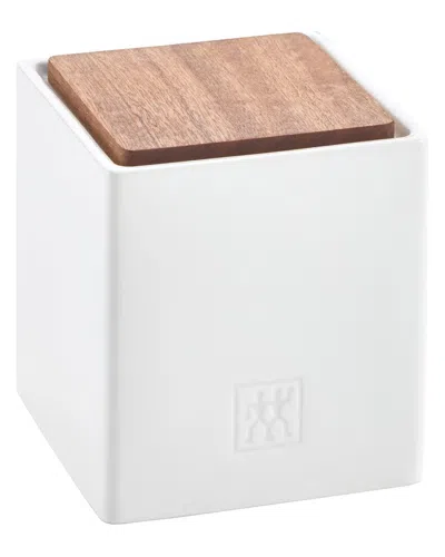 Zwilling J.a. Henckels Medium Ceramic Storage Box In White