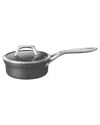Zwilling J.a. Henckels Motion Hard Anodized 1.5qt Aluminum Nonstick Sauce Pan  With Lid In Black