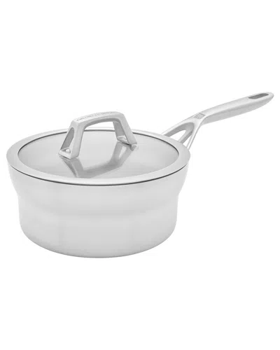 Zwilling J.a. Henckels Motion Stainless Steel 2.5qt Saucepan With Lid In Metallic