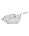Zwilling J.a. Henckels Motion Stainless Steel 4qt Chef's Pan With Lid In Silver