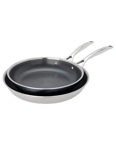 Zwilling J.a. Henckels Paradigm 2pc Stainless Steel Fry Pan Set In Black