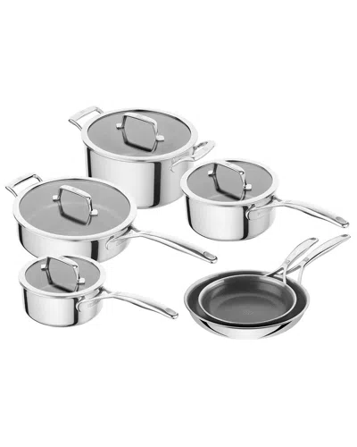 ZWILLING J.A. HENCKELS ZWILLING J.A. HENCKELS PEAK 10PC STAINLESS STEEL NONSTICK COOKWARE SET