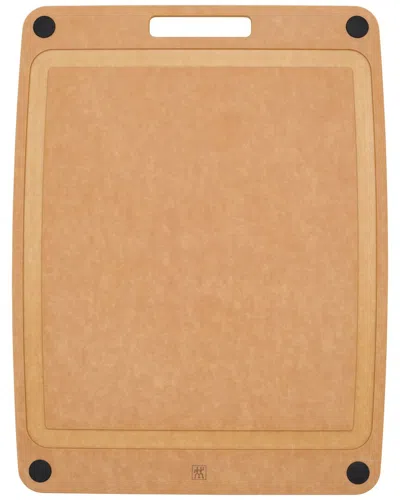 Zwilling J.a. Henckels Plant Fiber Cutting Board With Juice Grooves In Brown