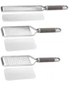 Zwilling J.a. Henckels Pro 3pc Grater Set In Silver
