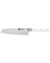 Zwilling J.a. Henckels Pro Le Blanc 7in Slim Hollow Edge Santoku Knife