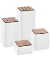 Zwilling J.a. Henckels Set Of 4 Ceramic Storage Boxes